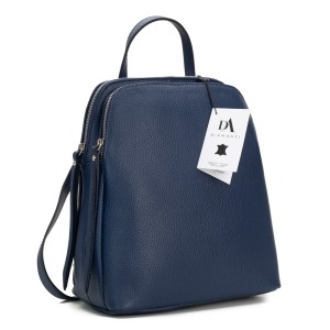 Rucsac dama piele naturala DiAmanti Alfredo Albastru Inchis